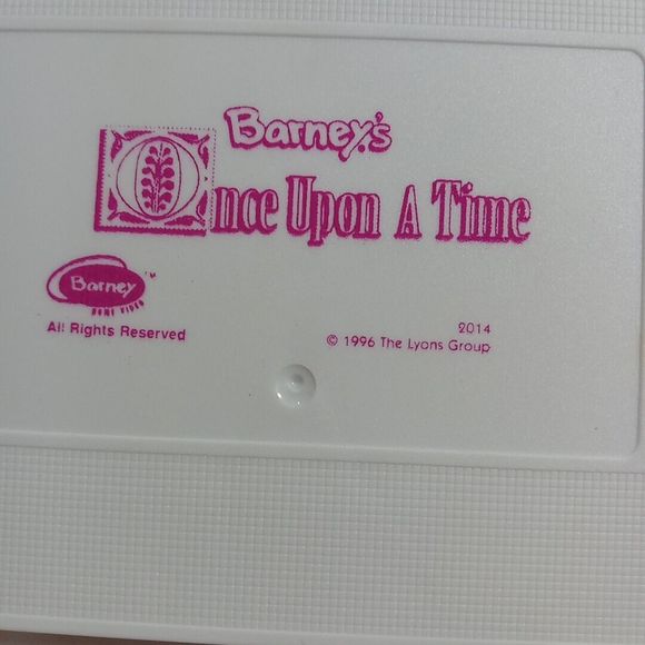 Once Upon A Time Barney Vhs - Picture 3 of 3